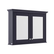 Spiegelschrank 750mm x 1050mm | Twilight Blue (Blau) - Old London