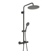 Duschsäule mit Thermostat inkl. Handbrause und Duschkopf – Farbe wählbar