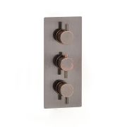 2-Wege Thermostat in gebürsteter Bronze- Amara