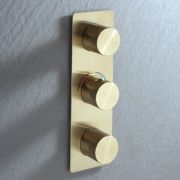 Unterputz-Thermostat für drei Verbraucher mit Umsteller | Farbe wählbar – Lune