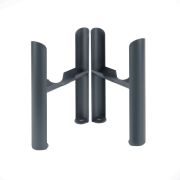 Füße zur Bodenmontage für Gliederheizkörper mit 4-Säulen – Anthrazit