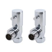 Minimalistisches Winkel-Ventil Paar – Chrom – Select