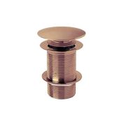 Ablauf mit Push-Up-Stöpsel ohne Überlauf - Kupfer