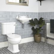 Traditionelles Set - Stand WC und Hängewaschbecken - Richmond