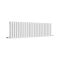 Design Heizkörper Horizontal (Doppellaging) 400mm x 1416mm | Weiß - Revive