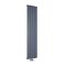 Design Heizkörper Vertikal Einlagig Mittelanschluss - Aluminium Anthrazit 1600mm x 375mm 982W - Aurora