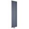 Design Heizkörper Vertikal Einlagig Mittelanschluss - Aluminium Anthrazit 1800mm x 470mm 1342W - Aurora