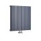Design Heizkörper Horizontal Einlagig Mittelanschluss - Aluminium Anthrazit 600mm x 565mm 692W - Aurora