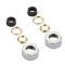 Heizkörper-Winkelventile im Set, manuell, für 14mm Kupferrohr, Chrom