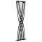 Design Heizkörper (einlagig), vertikal - 1775mm x 450mm, 925W – Schwarz - Xcite