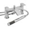 1-Loch-Einhebelmischer und 2-Loch-Wannenrandarmatur - inkl. Handbrausenset - Chrom - Razor