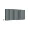 Design Heizkörper Horizontal (Doppellaging) 400mm x 1000mm | Anthrazit - Revive