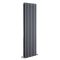 Design Heizkörper Vertikal Anthrazit 1600mm x 472mm 1590W (doppellagig) - Sloane