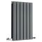 Design Heizkörper Horizontal (Doppellagig) 635mm x 420mm | Anthrazit - Delta