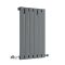 Design Heizkörper Horizontal (Einlagig) 635mm x 420mm | Anthrazit - Delta