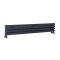 Design Heizköper (doppellagig), horizontal - 236mm x 1400mm, 696W – Anthrazit - Revive