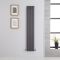Design Heizkörper Vertikal (Einlagig) 1400mm x 236mm | Anthrazit - Revive