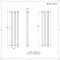 Design Heizkörper Vertikal (Doppellagig) 1400mm x 354mm | Anthrazit - Revive