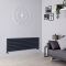 Design Heizköper (doppellagig), horizontal - 472mm x 1400mm, 1392W – Anthrazit - Revive