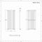 Design Heizkörper Vertikal Anthrazit 1400mm x 590mm 1143W (einlagig) - Revive