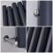 Designer Heizkörper Anthrazit Vertikal 1800mm x 390mm 1170W - Laeto