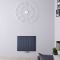 Design Heizkörper Horizontal Einlagig Mittelanschluss - Aluminium Anthrazit 600mm x 755mm 922W - Aurora