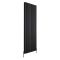 Hudson Reed Revive – Aluminium Design Heizkörper Vertikal (Doppellagig) | 1800mm x 230mm - Anthrazit