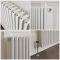 Aluminium-Design-Heizkörper, Horizontal - Höhe 600mm – Breite und Farbe wählbar – Esme