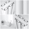 Aluminium Design Heizkörper Horizontal Weiß 600mm x 410mm 804W (doppellagig) - Revive Air