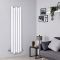 Designer Heizkörper Weiß Vertikal 1600mm x 390mm 1035W - Laeto