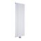 Design Heizkörper Vertikal Einlagig Mittelanschluss - Aluminium Matt-Weiß 1600mm x 565mm 1473W - Aurora