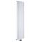 Design Heizkörper Vertikal Einlagig Mittelanschluss - Aluminium Matt-Weiß 1800mm x 470mm 1342W - Aurora