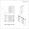 Design Heizkörper Horizontal Einlagig Mittelanschluss - Aluminium Matt-Weiß 600mm x 945mm 1153W - Aurora