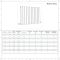 Design Heizkörper, horizontal – H 635mm, Breite wählbar – Mattschwarz – Delta