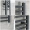Elektrischer Badheizkörper Anthrazit Flach 600mm x 400mm inkl. 200W Heizelement – Artle
