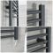 Elektrischer Badheizkörper Anthrazit Flach 1800mm x 400mm inkl. 800W Heizelement – Artle