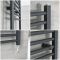 Elektrischer Badheizkörper Anthrazit Flach 1200mm x 500mm inkl. 600W Heizelement – Artle