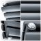 Design Heizkörper Horizontal Anthrazit 472mm x 1600mm 1610W (doppellagig) - Revive