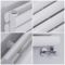 Design Heizköper (doppellagig), horizontal - 472mm x 1400mm, 1392W – Weiß - Revive