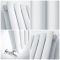 Design Heizkörper Horizontal (Doppellaging) 400mm x 1416mm | Weiß - Revive
