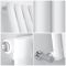 Design Heizkörper Horizontal (Einlaging) 600mm x 1180mm | Weiß - Revive