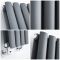 Design Heizkörper Vertikal (Doppellagig) 1780mm x 236mm | Anthrazit - Revive
