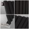 Design Heizkörper Vertikal Schwarz 1780mm x 590mm 1487W (einlagig) - Revive