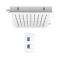 Unterputz-Duschsystem mit Thermostat - inkl. 280mm x 280mm Unterputz-Duschkopf - Chrom - Kubix