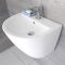 Wand-Handwaschbecken 530mm x 440 mm Weiß 1 Hahnloch - Ashbury