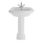 1-Loch Stand-Waschbecken mit Säule 605mm x 470mm - Chester