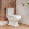 2-Loch Stand-Waschbecken mit Säule und Stand-Toilette Set - Chester