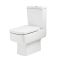 Stand WC mit aufgesetztem Spülkasten inkl. Sitz mit Absenkautomatik - Sandford