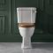Traditionelles Stand-WC (erhöht) mit aufgesetztem Spülkasten |Sitz und Spülhebel wählbar - Richmond