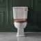 Traditionelles Stand-WC mit aufgesetztem Spülkasten |Sitz und Spülhebel wählbar - Richmond